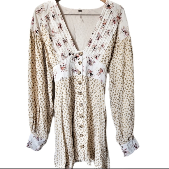 ❌️ SOLD Free People Wonderland Mini Dress L - Picture 3 of 12